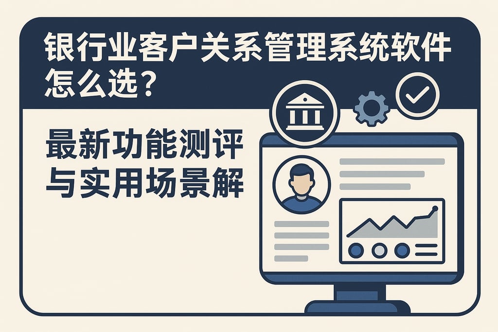 银行业客户关系管理系统软件怎么选？最新功能测评与实用场景解析