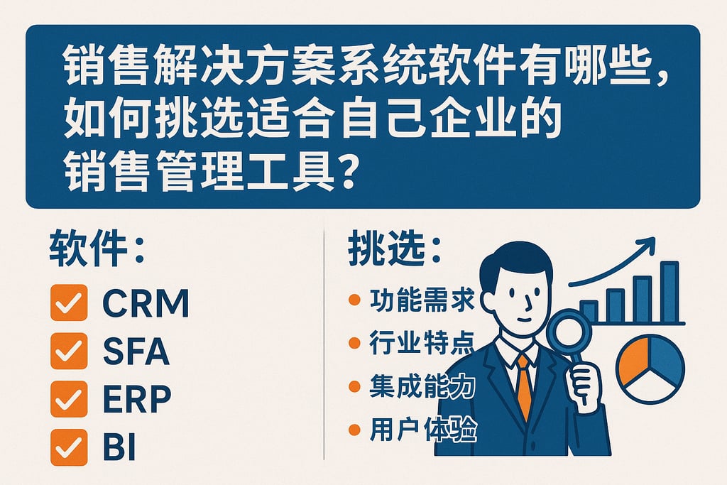 销售解决方案系统软件有哪些，如何挑选适合自己企业的销售管理工具？
