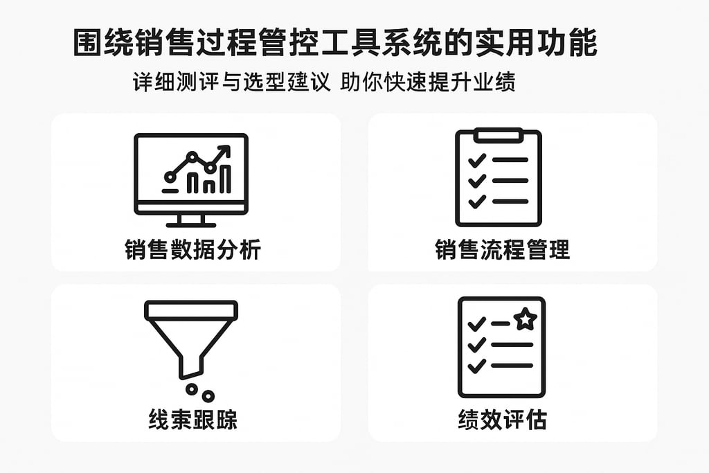 销售过程管控工具系统有哪些实用功能？详细测评与选型建议帮你快速提升业绩