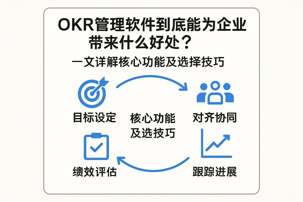 OKR管理软件到底能为企业带来什么好处？一文详解核心功能及选择技巧