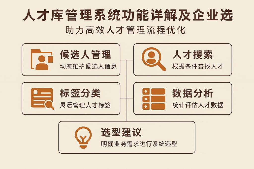 人才库管理系统功能详解及企业选型建议，助力高效人才管理流程优化