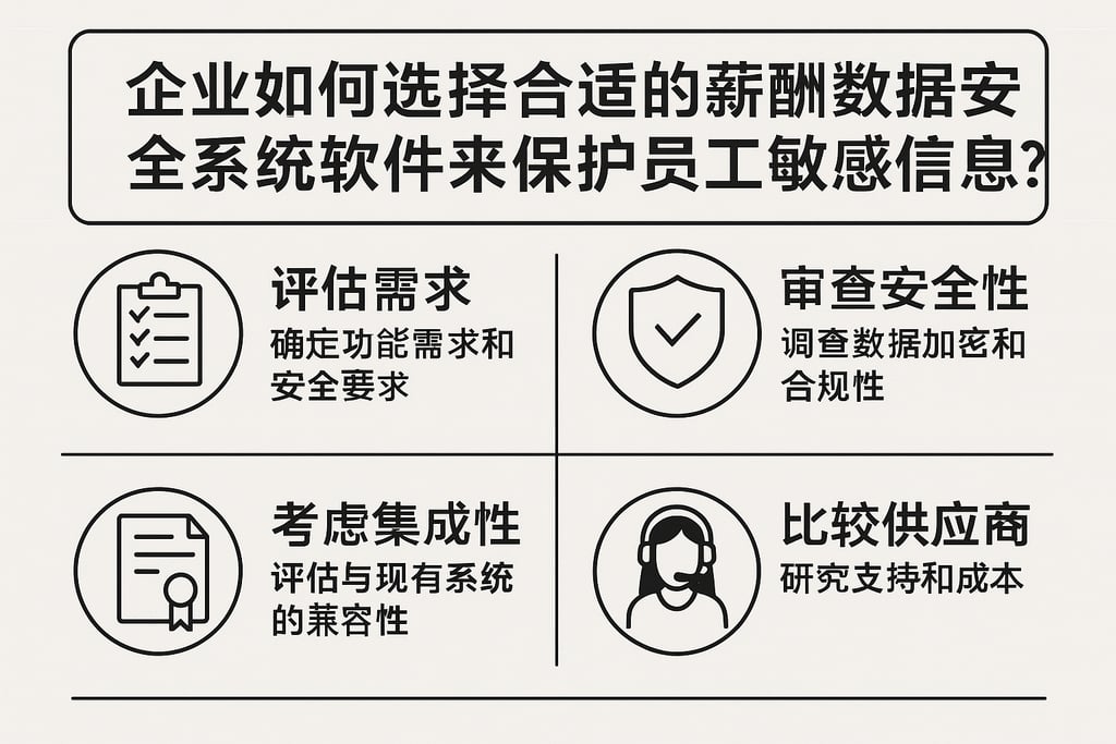 企业如何选择合适的薪酬数据安全系统软件来保护员工敏感信息？