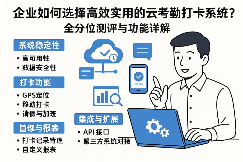 企业如何选择高效实用的云考勤打卡解决方案系统？全方位测评与功能详解