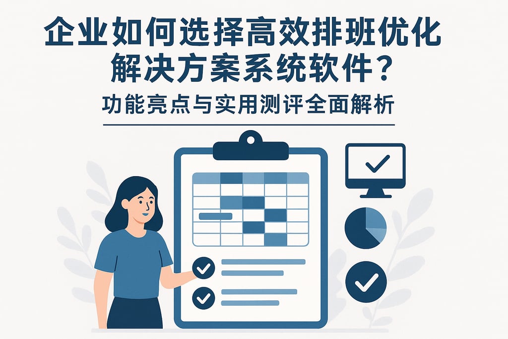 企业如何选择高效排班优化解决方案系统软件？功能亮点与实用测评全面解析