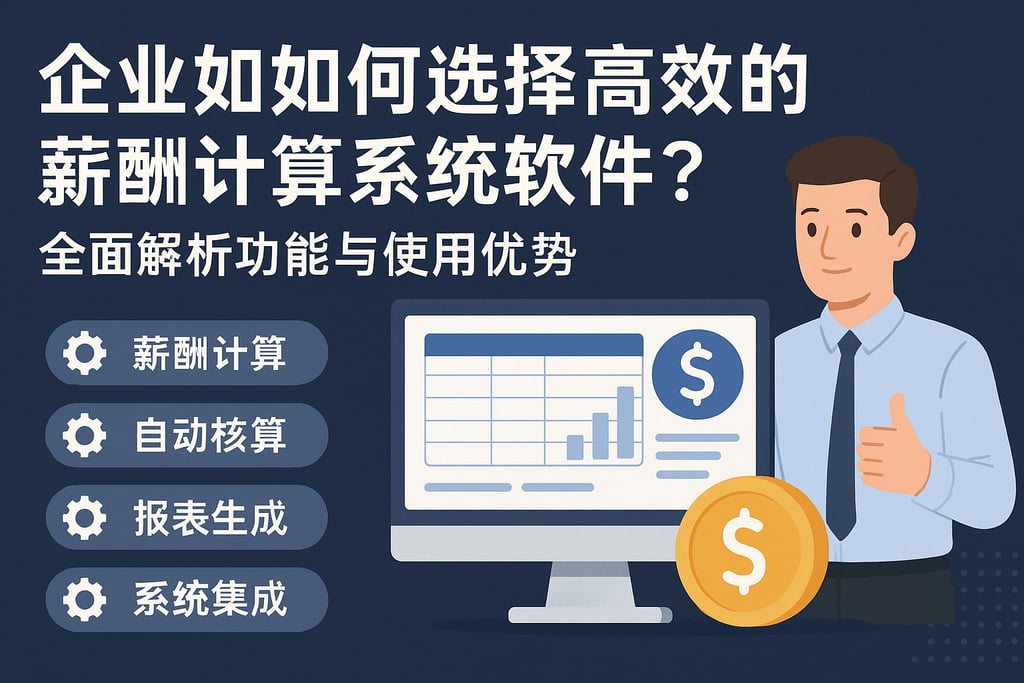 企业如何选择高效的薪酬计算系统软件？全面解析功能与使用优势