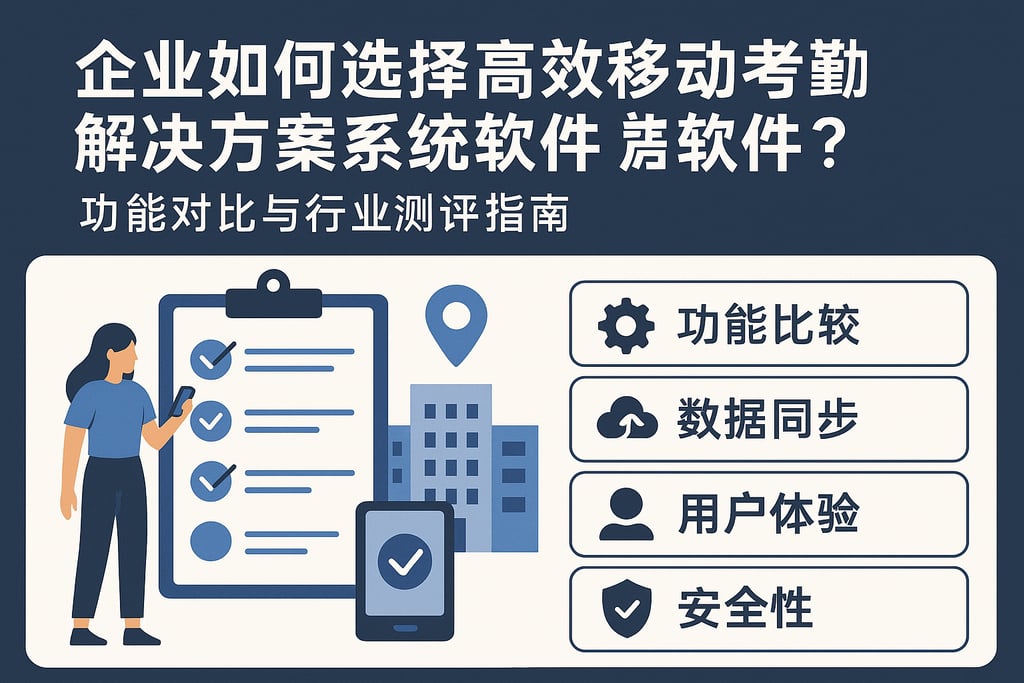 企业如何选择高效移动考勤解决方案系统软件？功能对比与行业测评指南