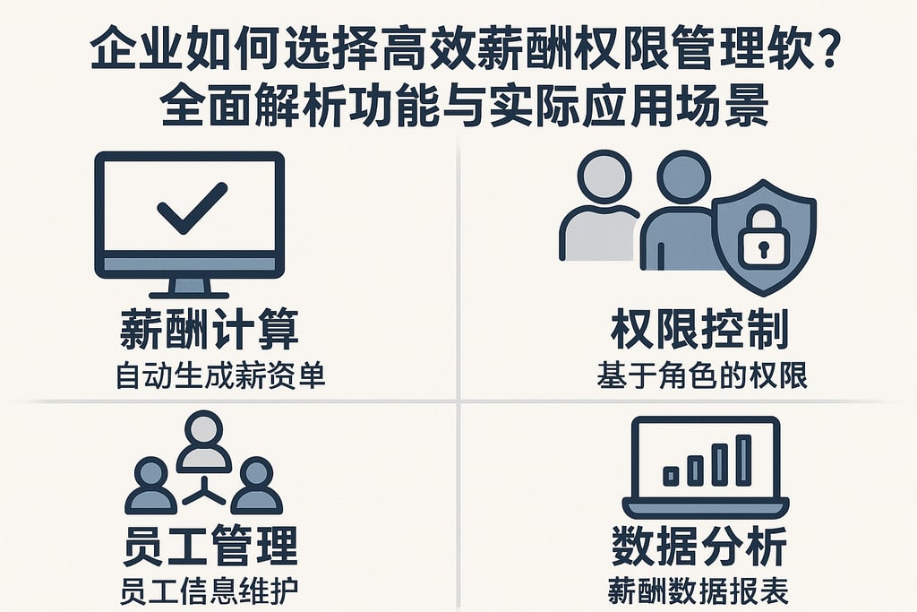 企业如何选择高效薪酬权限管理软件？全面解析功能与实际应用场景