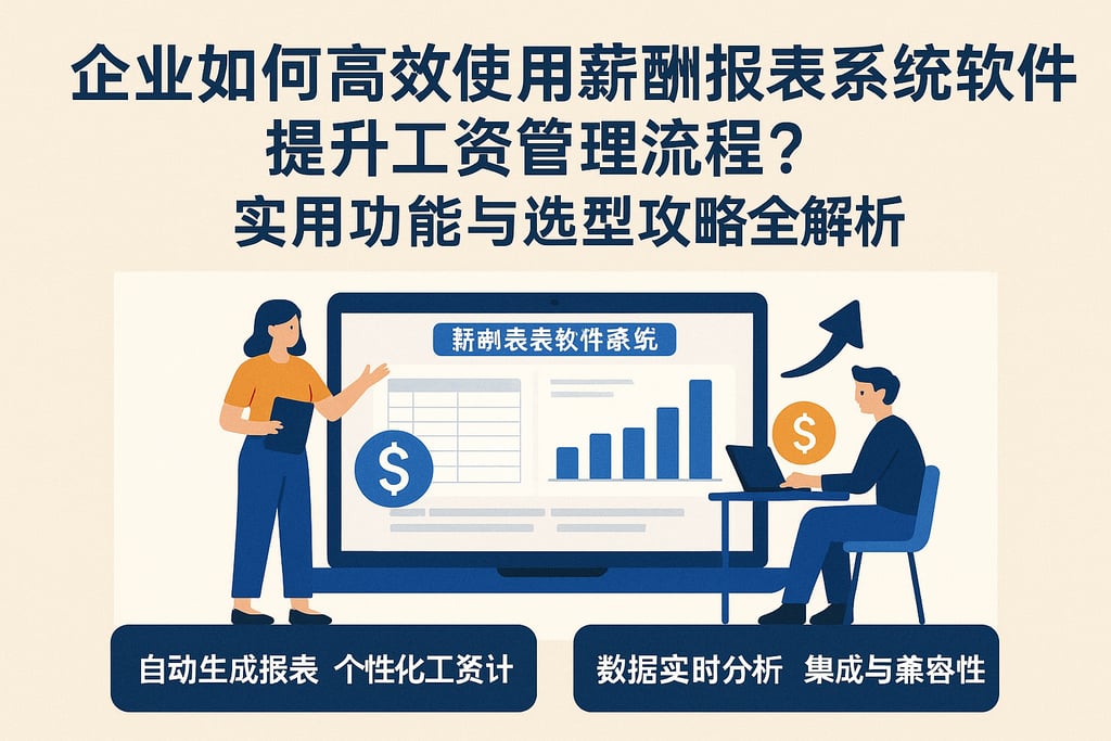 企业如何高效使用薪酬报表系统软件提升工资管理流程？实用功能与选型攻略全解析