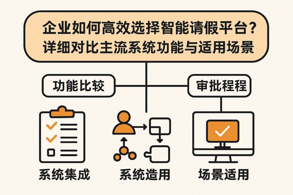 企业如何高效选择智能请假平台？详细对比主流系统功能与适用场景