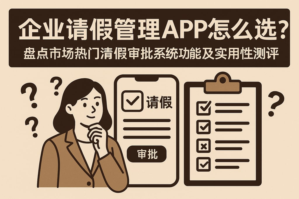 企业请假管理APP怎么选？盘点市场热门请假审批系统功能及实用性测评