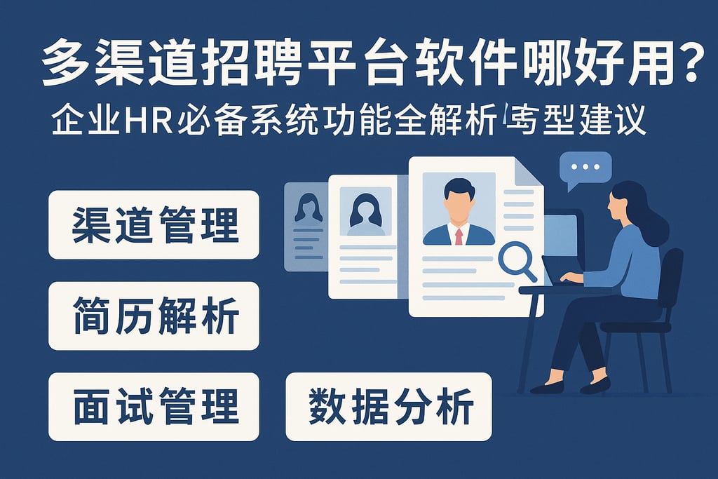 多渠道招聘平台软件哪个好用？企业HR必备系统功能全解析与选型建议
