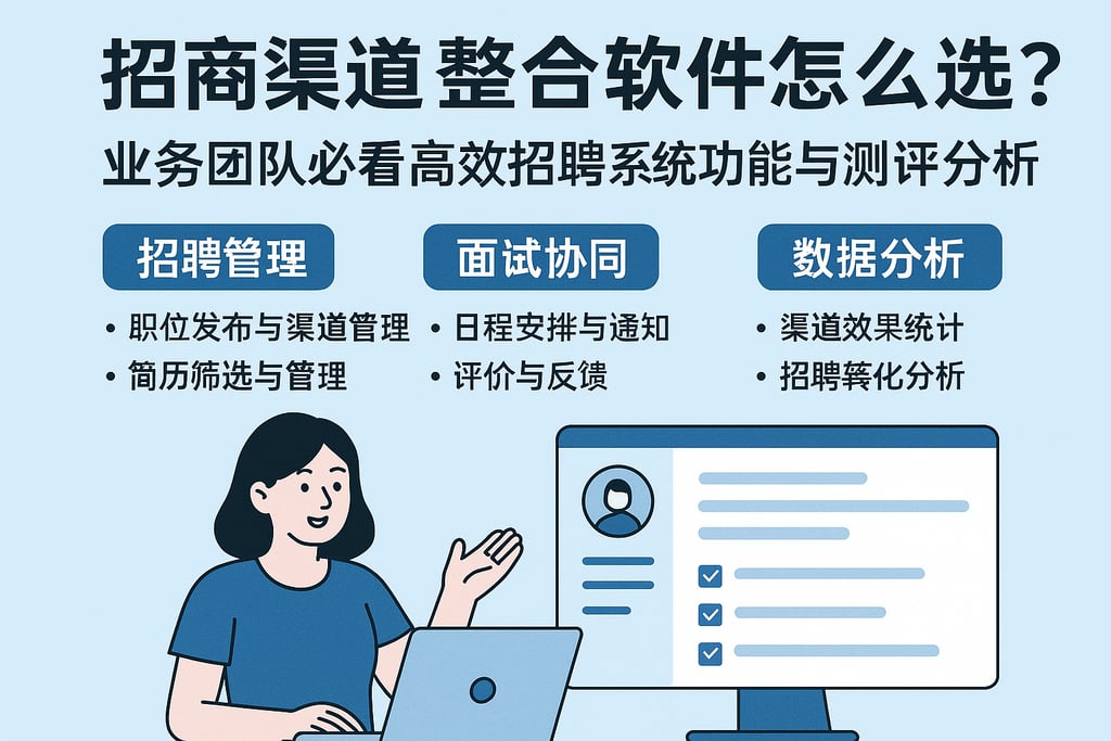 招聘渠道整合软件怎么选？业务团队必看高效招聘系统功能与测评分析