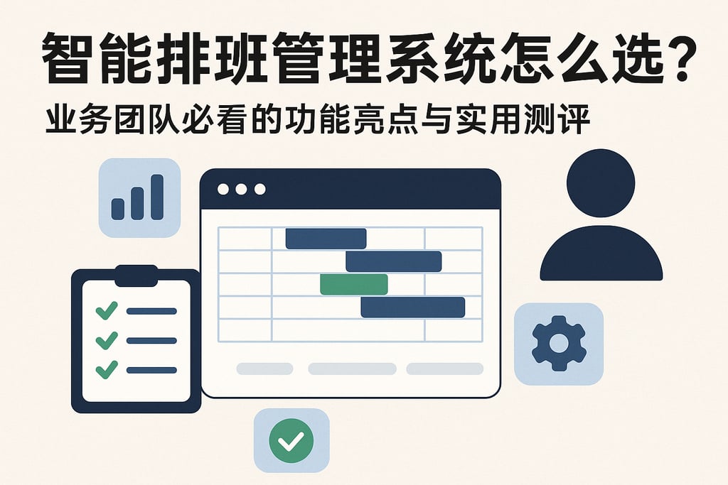 智能排班管理系统怎么选？业务团队必看的功能亮点与实用测评