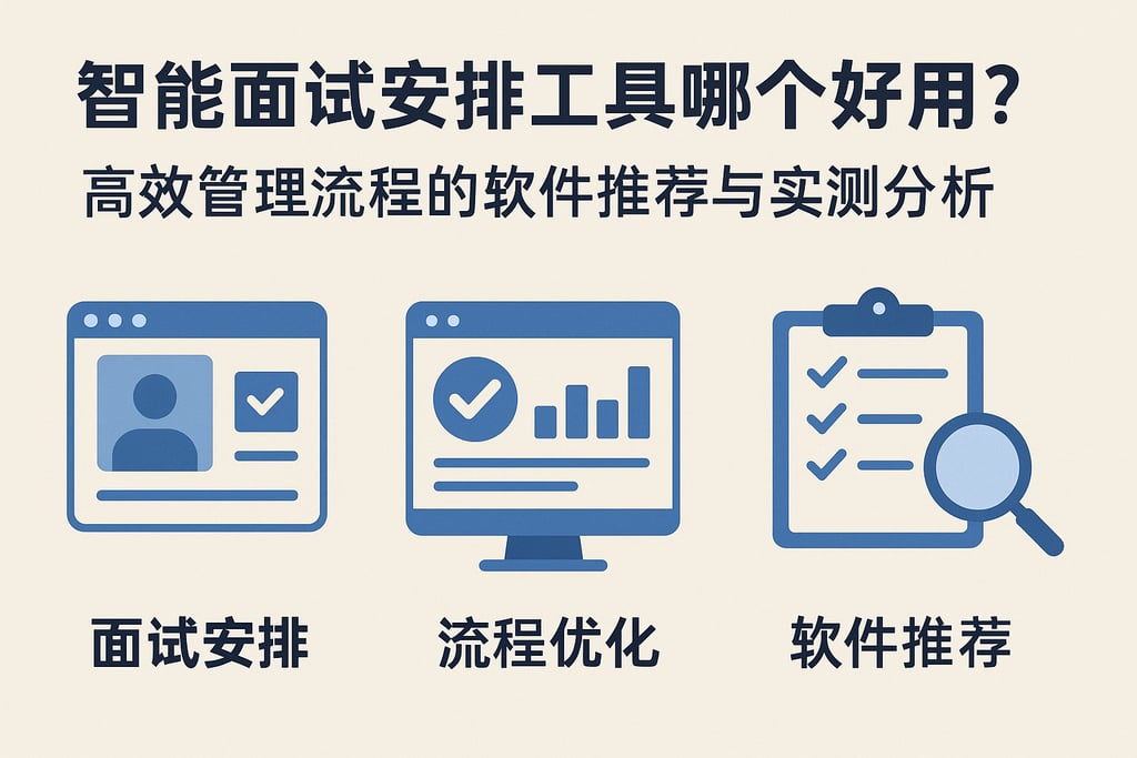 智能面试安排工具哪个好用？高效管理流程的软件推荐与实测分析