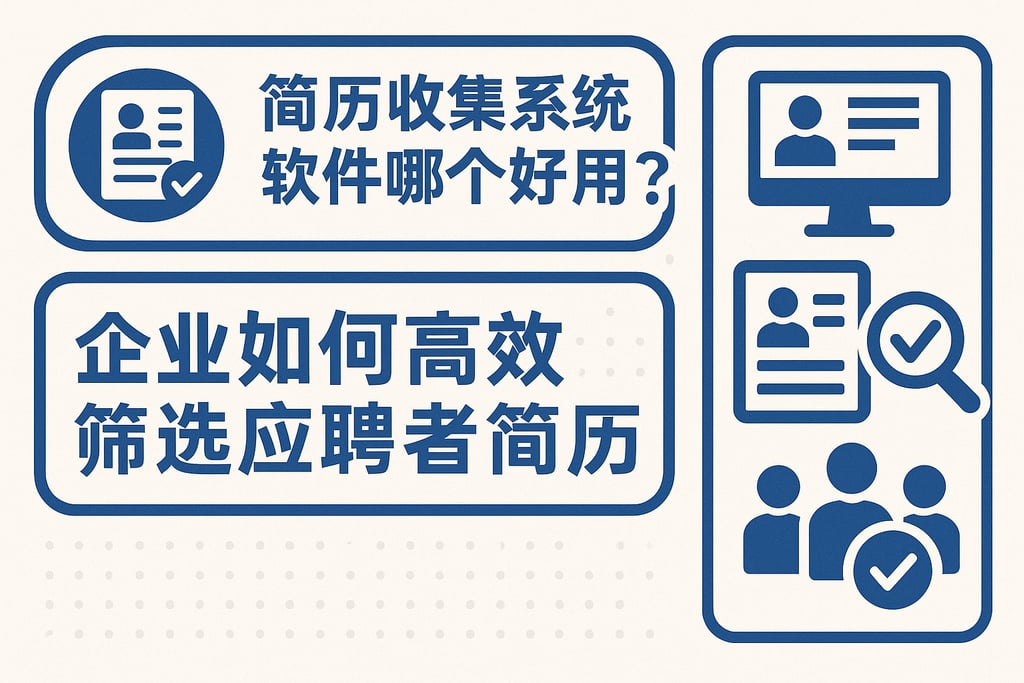 简历收集系统软件哪个好用？企业如何高效筛选应聘者简历