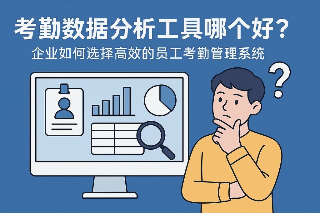 考勤数据分析工具哪个好？企业如何选择高效的员工考勤管理系统