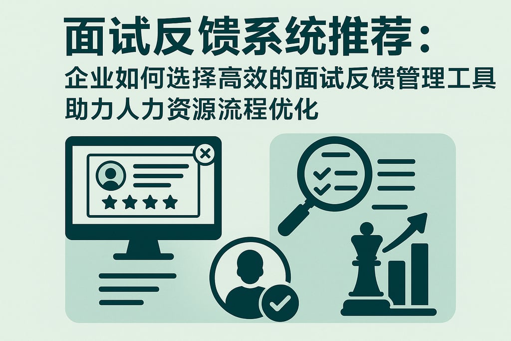 面试反馈系统推荐：企业如何选择高效的面试反馈管理工具助力人力资源流程优化