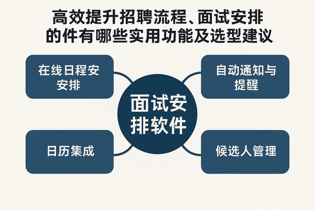 高效提升招聘流程，面试安排软件有哪些实用功能及选型建议
