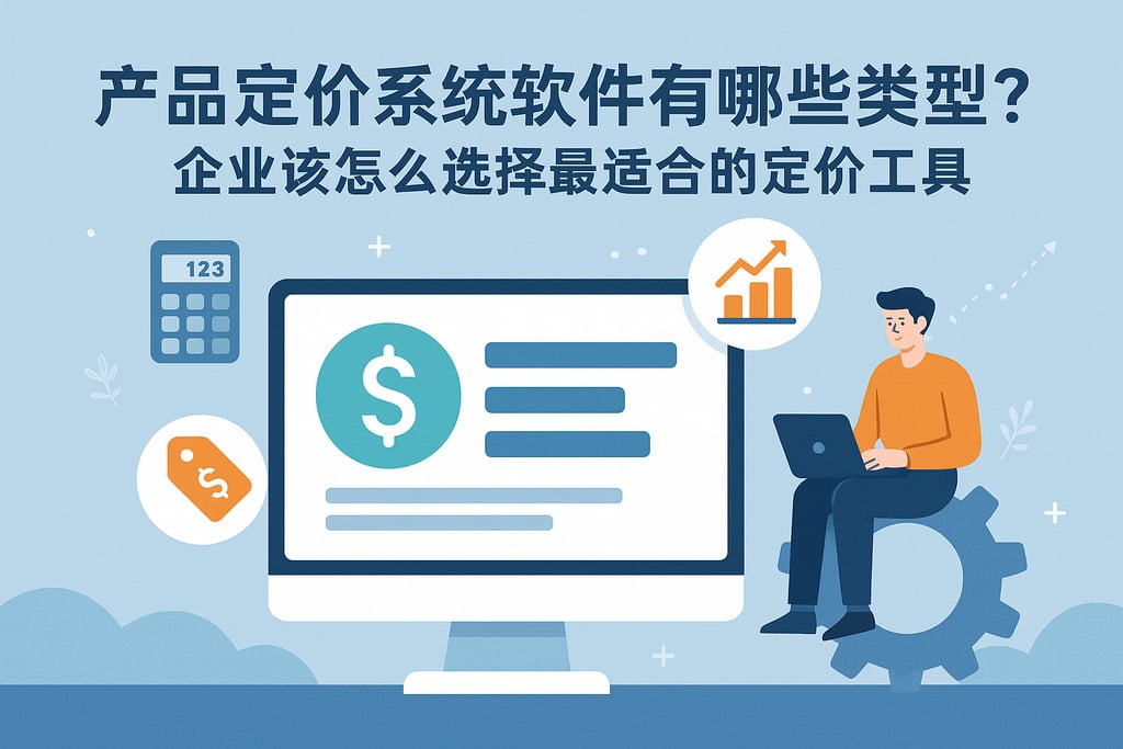 产品定价系统软件有哪些类型？企业该怎么选择最适合的定价工具