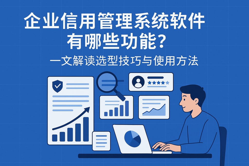 企业信用管理系统软件有哪些功能？一文解读选型技巧与使用方法