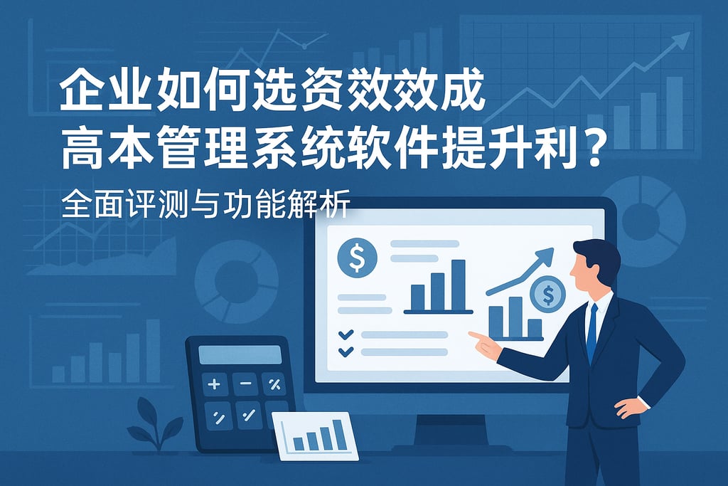 企业如何选择高效的成本管理系统软件提升利润？全面测评与功能解析