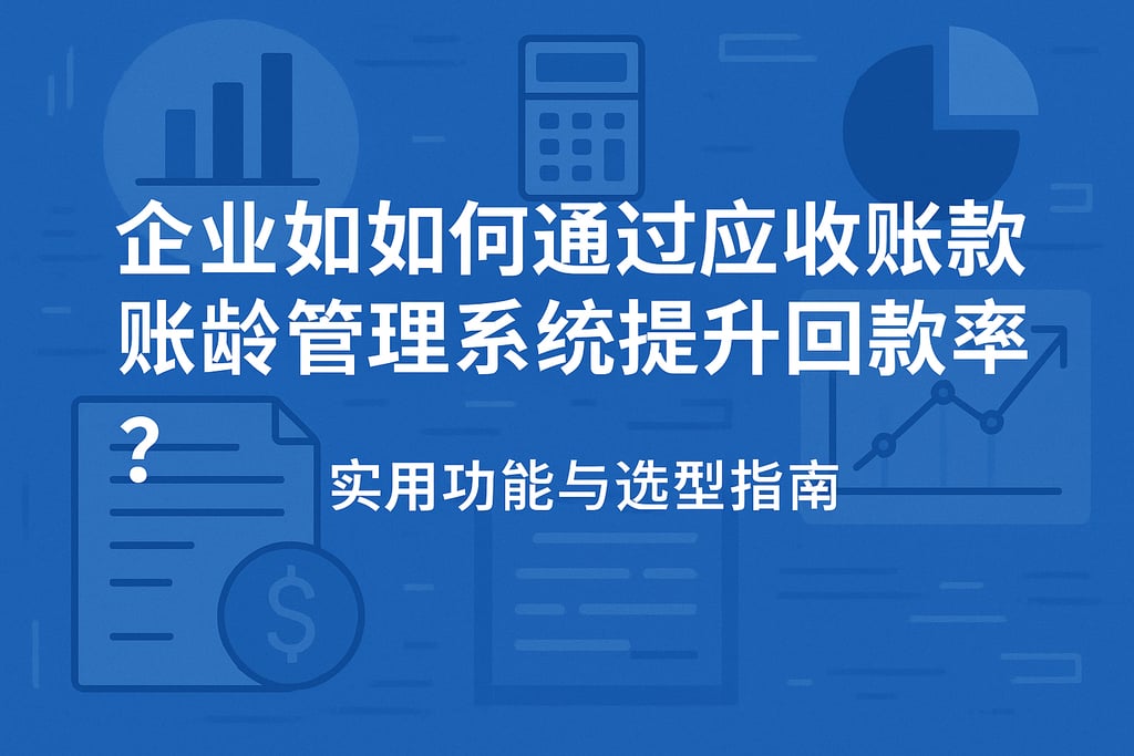 企业如何通过应收账款账龄管理系统提升回款效率？实用功能与选型指南