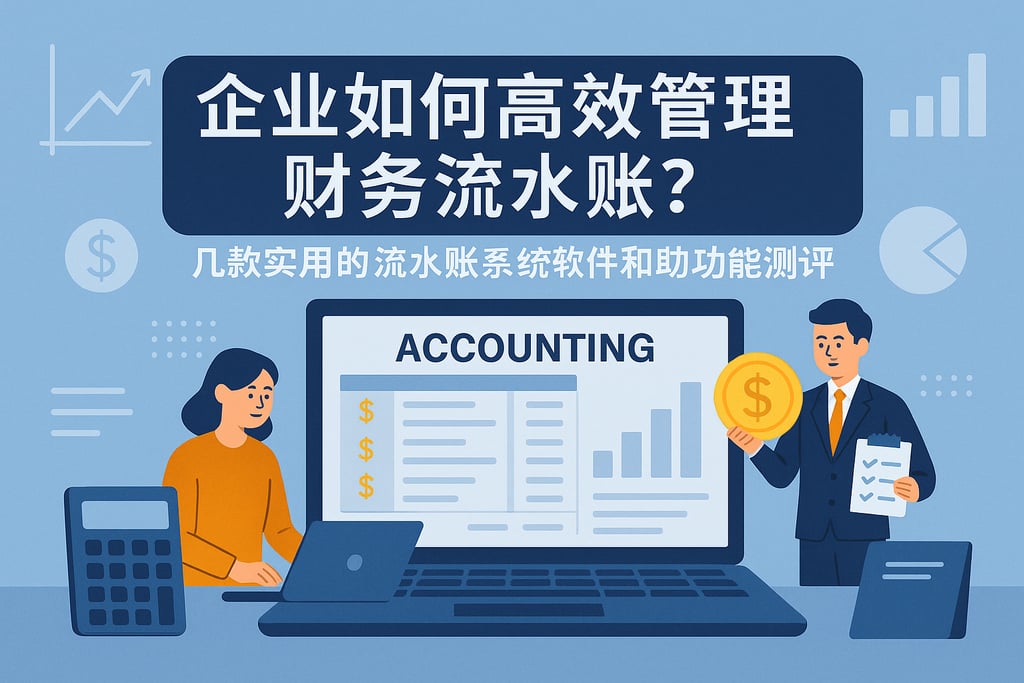 企业如何高效管理财务流水账？推荐几款实用的流水账系统软件和功能测评