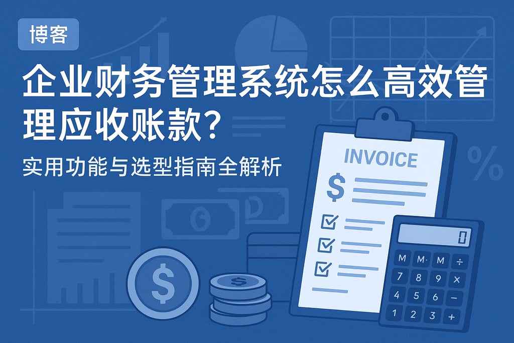 企业财务管理系统怎么高效管理应收账款？实用功能与选型指南全解析
