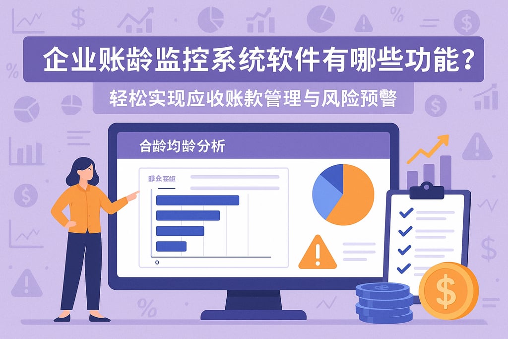 企业账龄监控系统软件有哪些功能？轻松实现应收账款管理与风险预警
