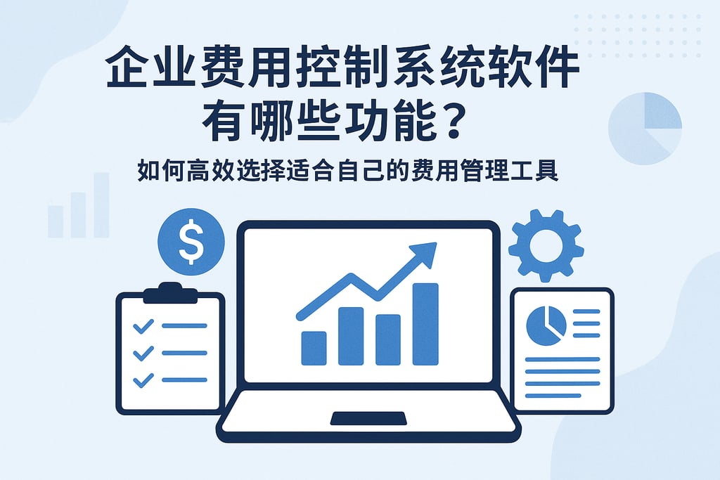 企业费用控制系统软件有哪些功能？如何高效选择适合自己的费用管理工具