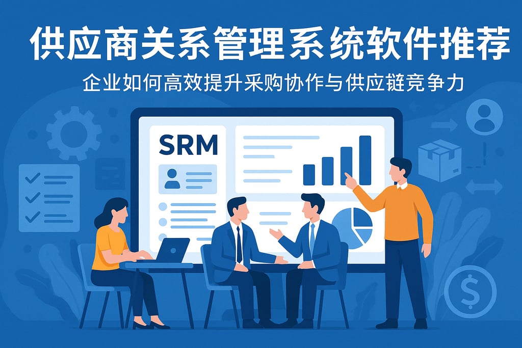 供应商关系管理系统软件推荐：企业如何高效提升采购协作与供应链竞争力