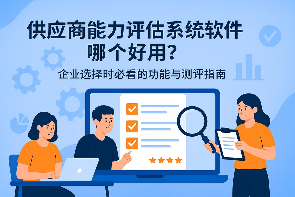 供应商能力评估系统软件哪个好用？企业选择时必看的功能与测评指南