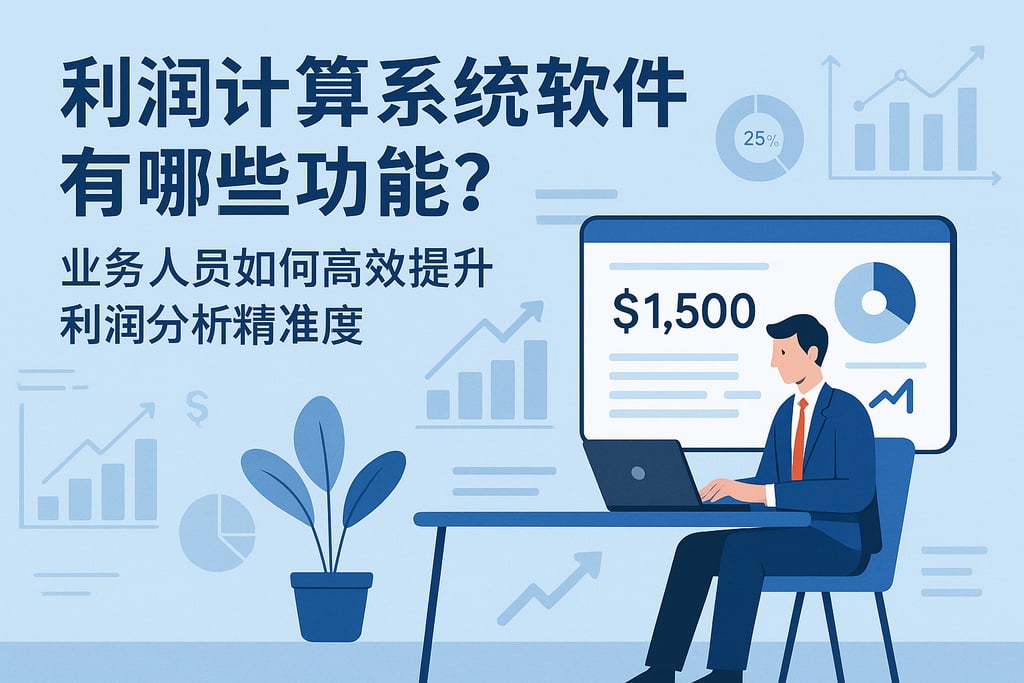 利润计算系统软件有哪些功能？业务人员如何高效提升利润分析精准度