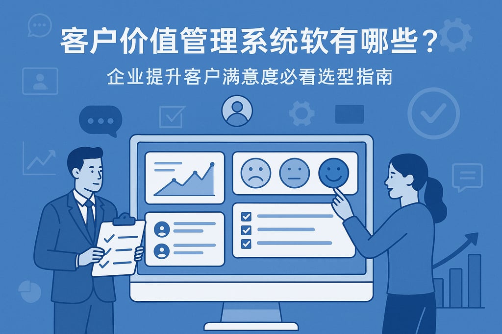 客户价值管理系统软件有哪些功能？企业提升客户满意度必看选型指南