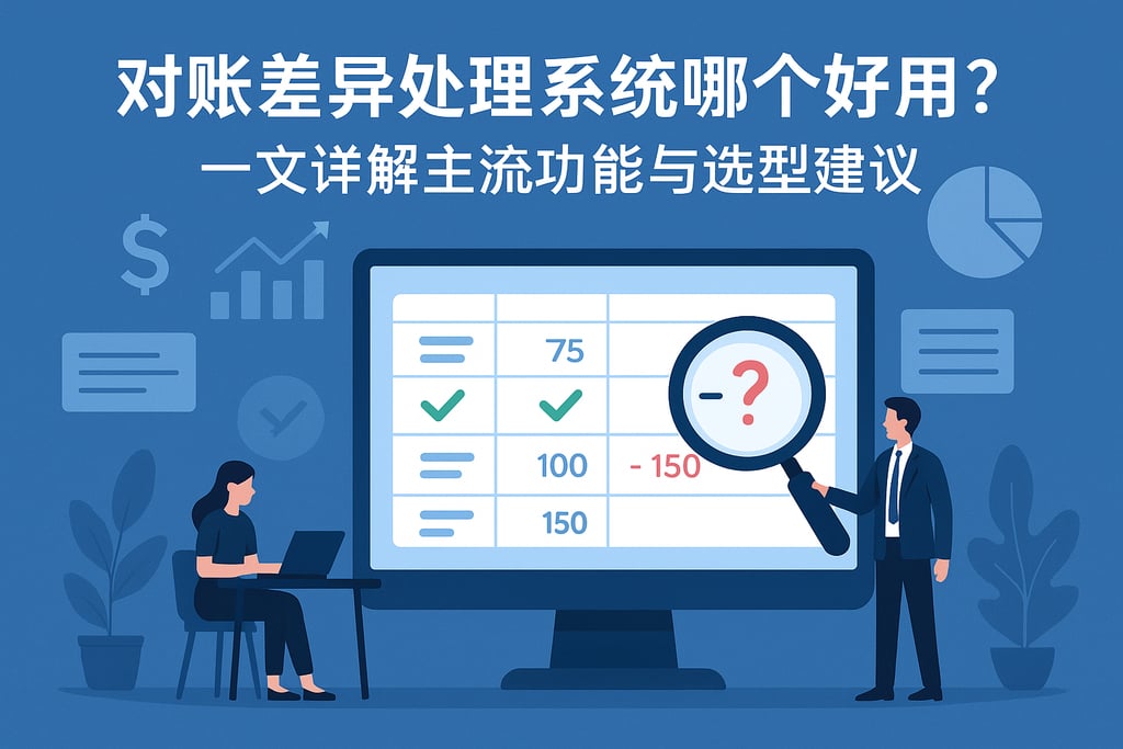 对账差异处理系统软件哪个好用？一文详解主流功能与选型建议