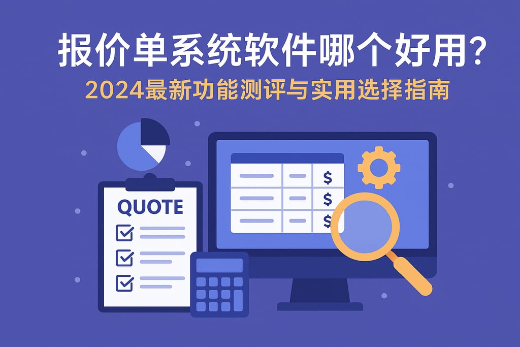 报价单系统软件哪个好用？2024最新功能测评与实用选择指南