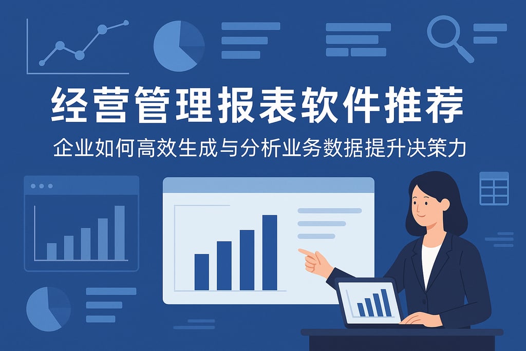 经营管理报表软件推荐：企业如何高效生成与分析业务数据提升决策力