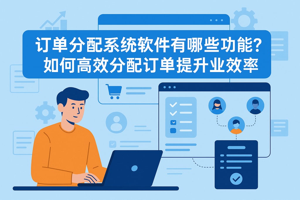 订单分配系统软件有哪些功能？如何高效分配订单提升业务效率