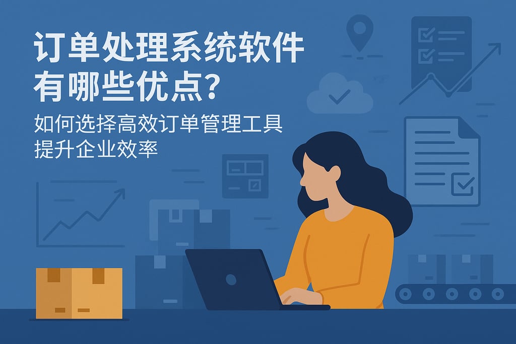 订单处理系统软件有哪些优点？如何选择高效订单管理工具提升企业效率