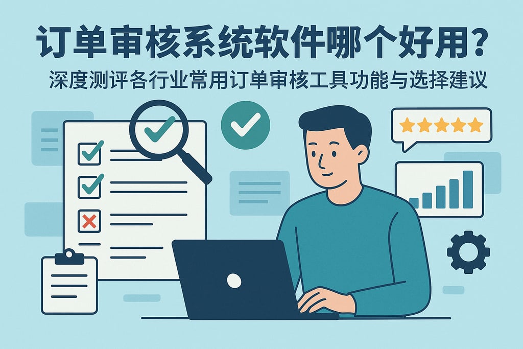 订单审核系统软件哪个好用？深度测评各行业常用订单审核工具功能与选择建议