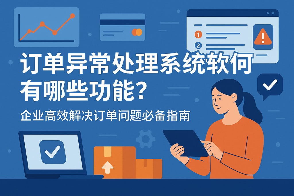 订单异常处理系统软件有哪些功能？企业高效解决订单问题必备指南