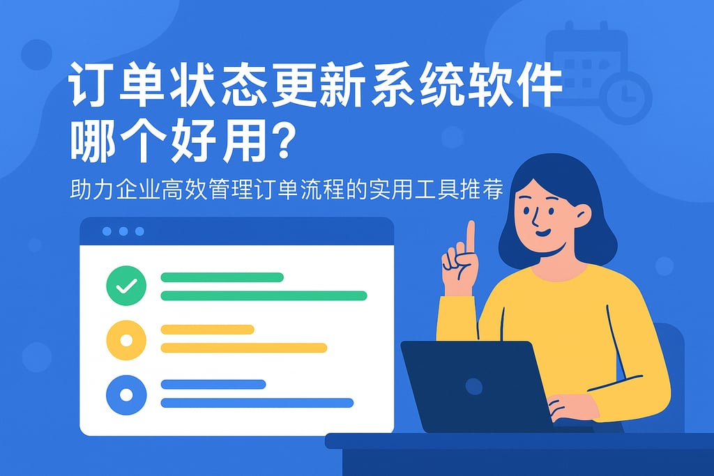 订单状态更新系统软件哪个好用？助力企业高效管理订单流程的实用工具推荐