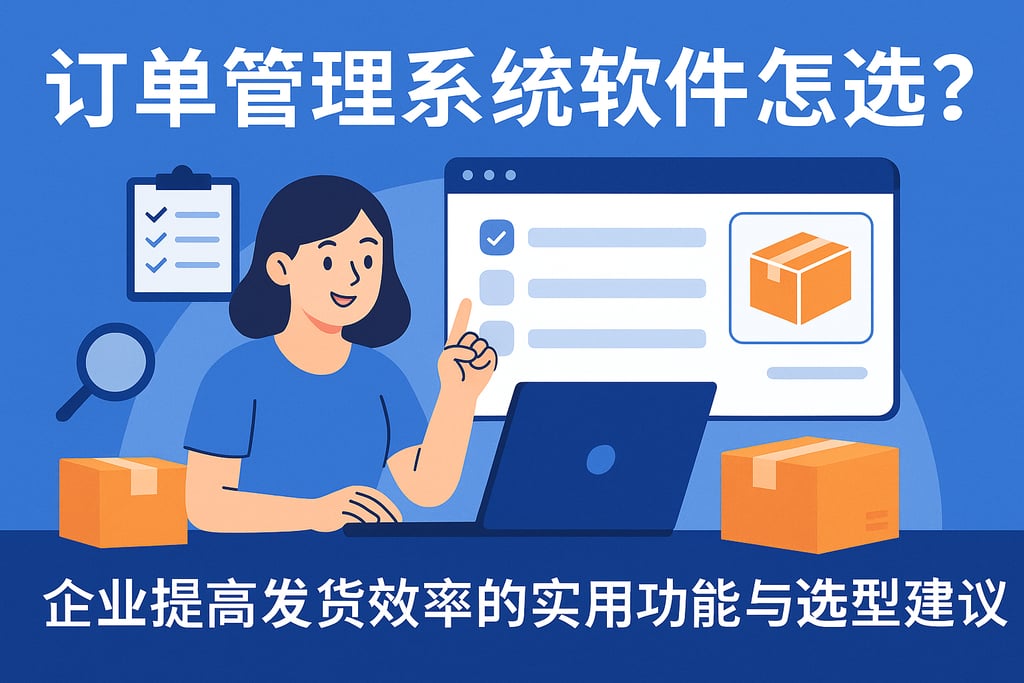 订单管理系统软件怎么选？企业提高发货效率的实用功能与选型建议
