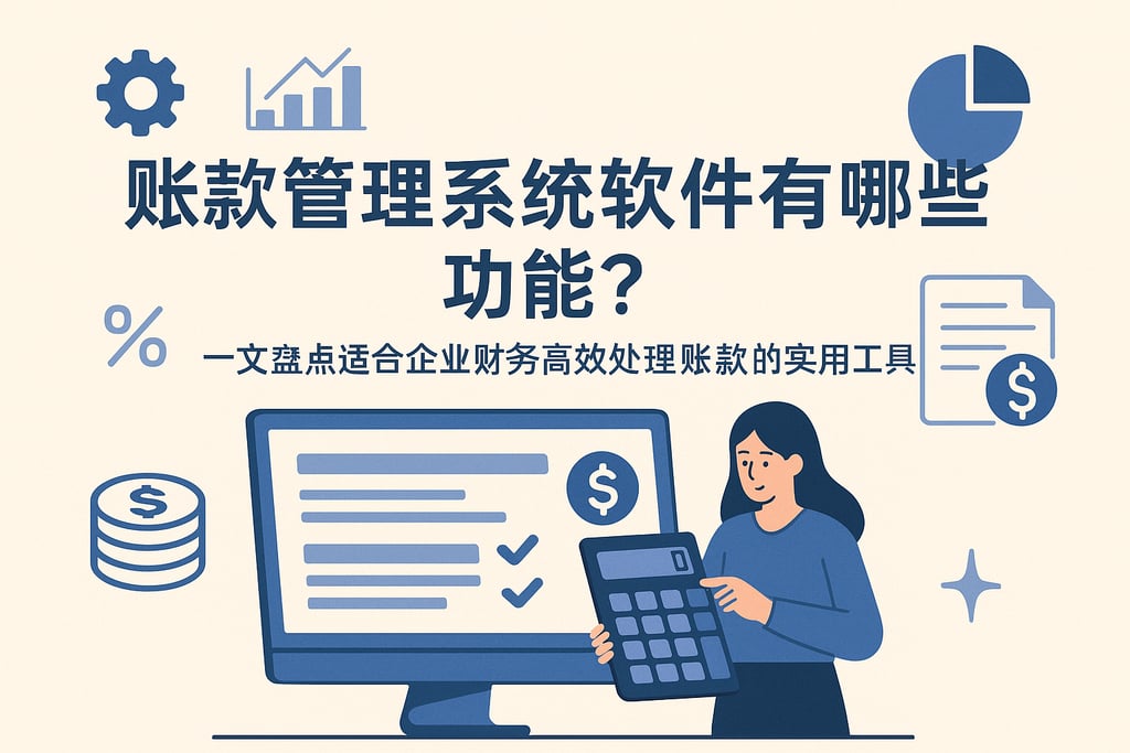 账款管理系统软件有哪些功能？一文盘点适合企业财务高效处理账款的实用工具