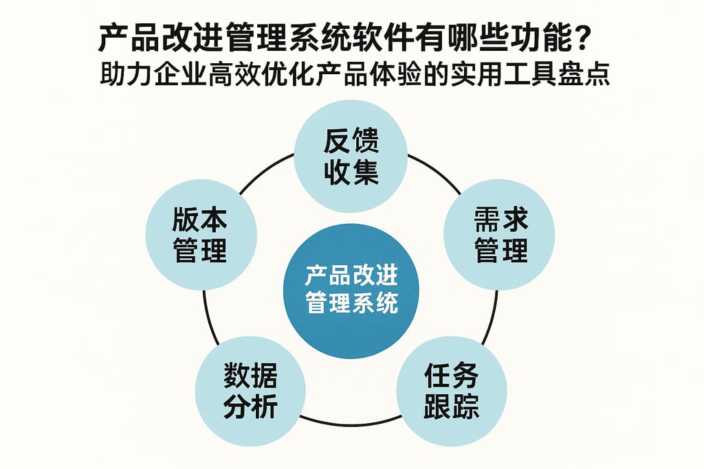 产品改进管理系统软件有哪些功能？助力企业高效优化产品体验的实用工具盘点