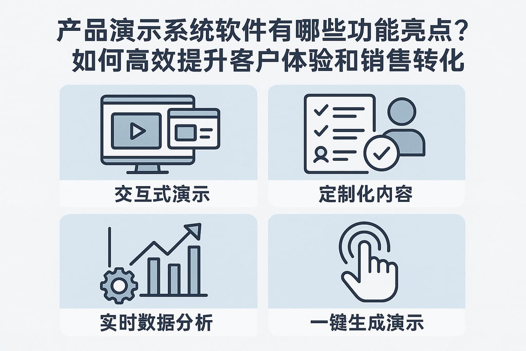 产品演示系统软件有哪些功能亮点？如何高效提升客户体验和销售转化