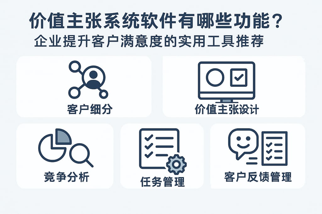 价值主张系统软件有哪些功能？企业提升客户满意度的实用工具推荐