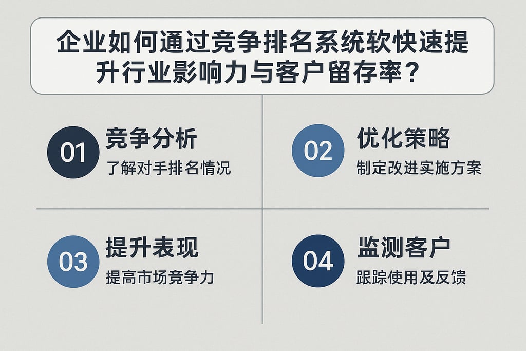 企业如何通过竞争排名系统软件快速提升行业影响力与客户留存率？