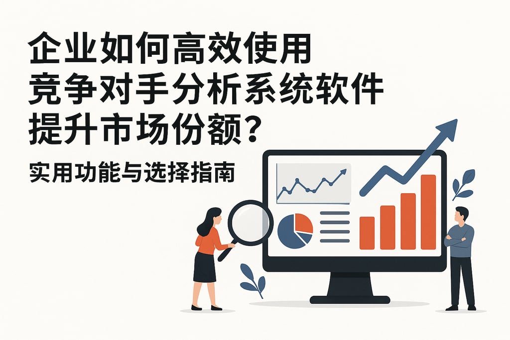 企业如何高效使用竞争对手分析系统软件提升市场份额？实用功能与选择指南