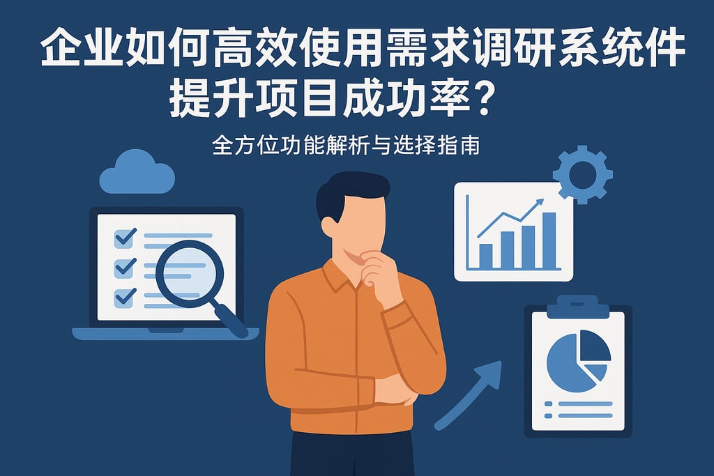 企业如何高效使用需求调研系统软件提升项目成功率？全方位功能解析与选择指南